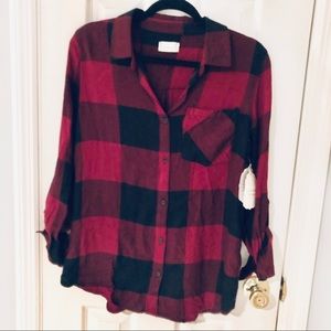 Altar’d State Buffalo Plaid NWT Plaid Shirt